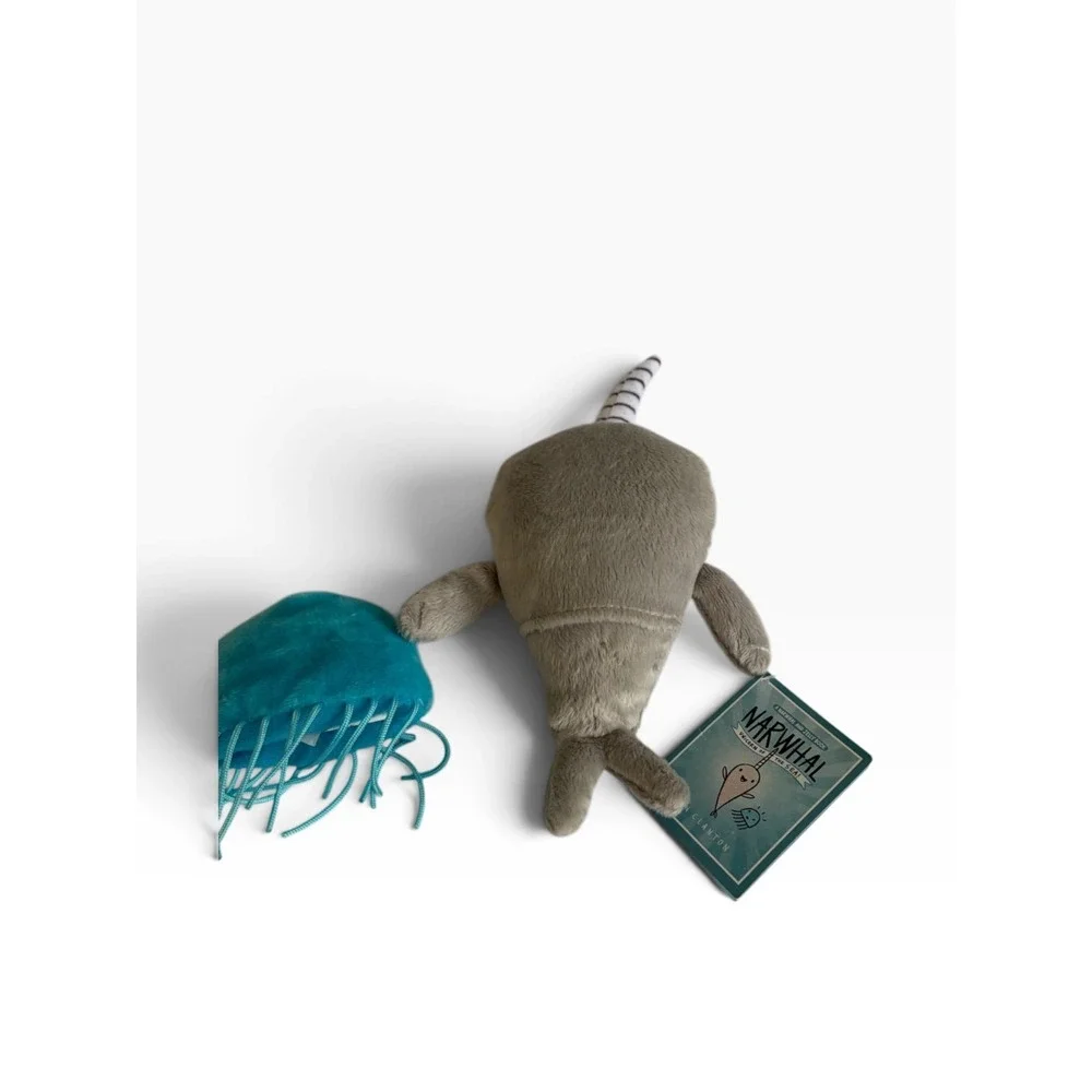 Narwhal and Jelly Plush Set Ben Clanton Tentacles Soft Toy Stuffed Animal